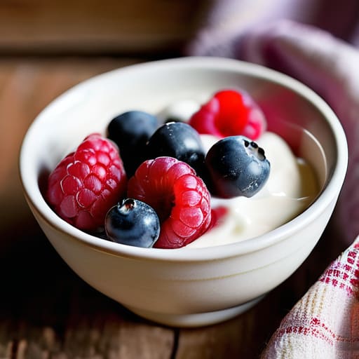 Greek Yogurt with a Berry Boost bowl.