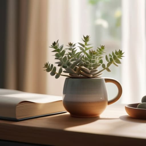 Morning routine for wellness and health.